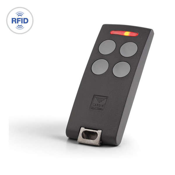 Foto van afstandsbediening, toegangscontrole voor een poortautomatisatie